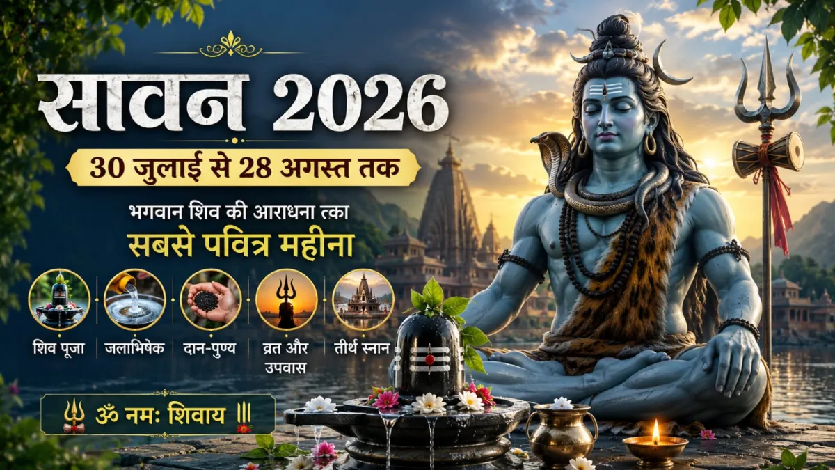 30 जुलाई से शुरू होगा सावन