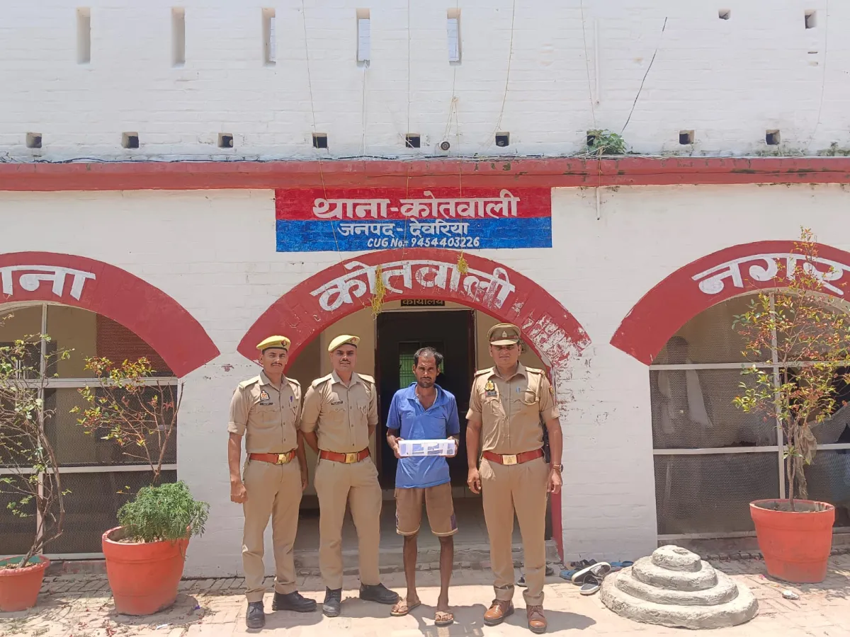 देवरिया में अवैध असलहे के साथ युवक गिरफ्तार