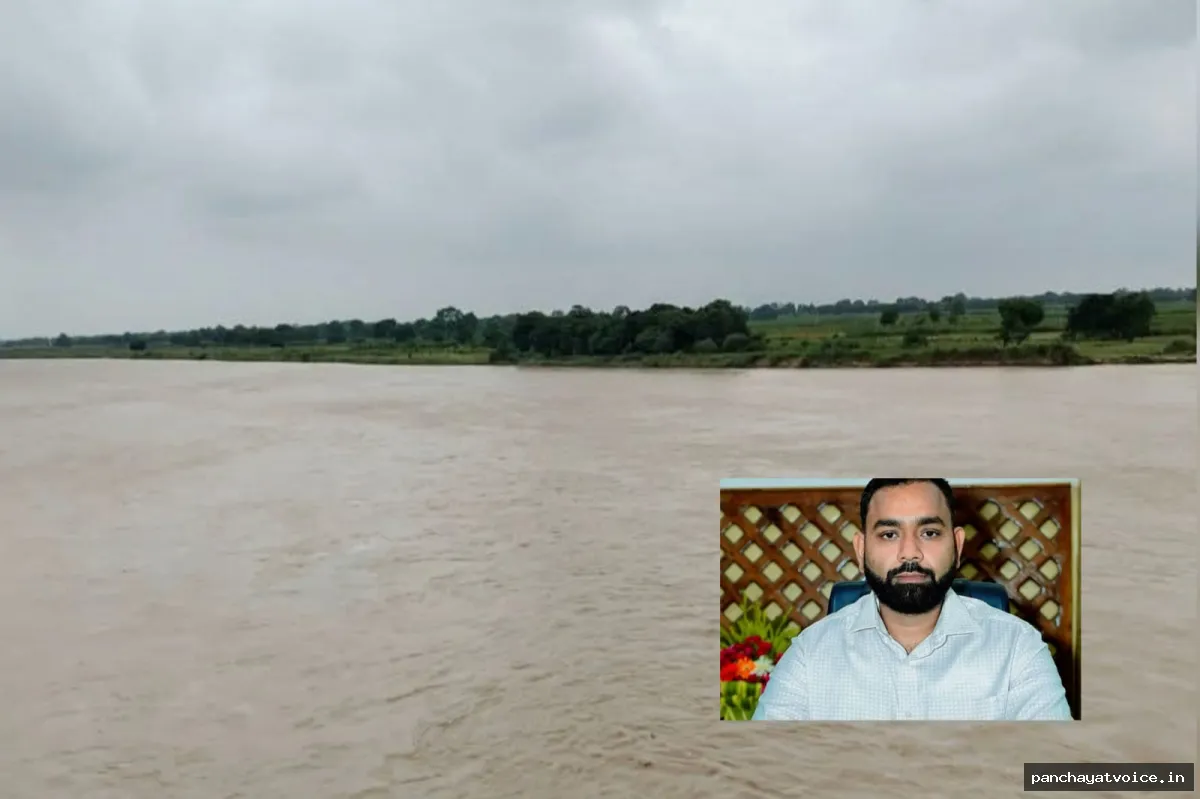 नेपाल की बारिश से चढ़ने लगी बागमती