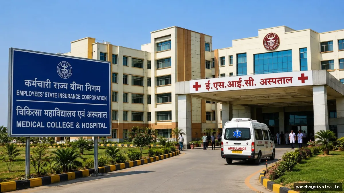 यूपी में ईएसआईसी स्वास्थ्य ढांचे का होगा विस्तार