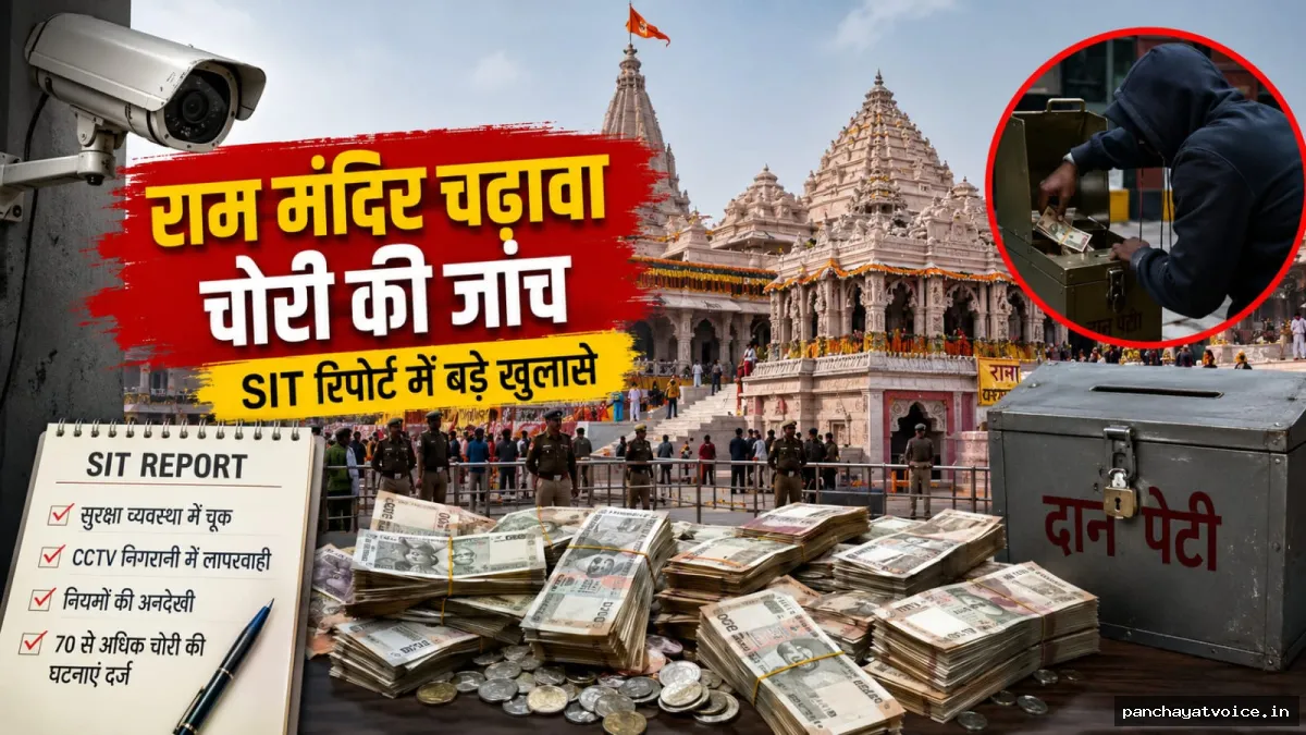 राम मंदिर चढ़ावा चोरी मामले में एसआईटी रिपोर्ट ने उजागर की सुरक्षा व्यवस्था की बड़ी खामियां