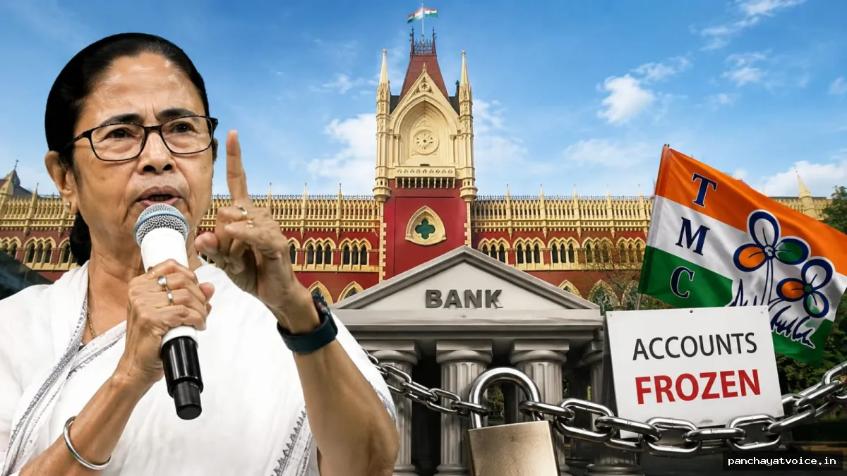 कलकत्ता हाईकोर्ट से ममता बनर्जी गुट को राहत, फ्रीज खातों से खर्च के लिए निकासी की मंजूरी