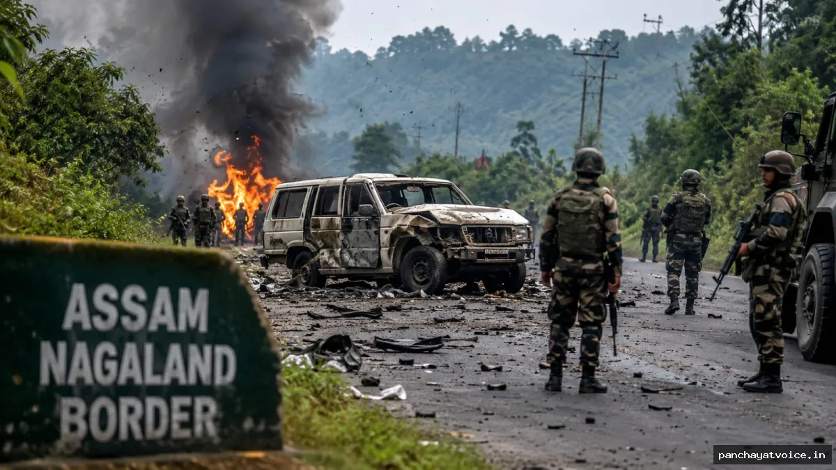 नागालैंड में संदिग्ध IED धमाका, असम राइफल्स का एक जवान शहीद और चार गंभीर घायल