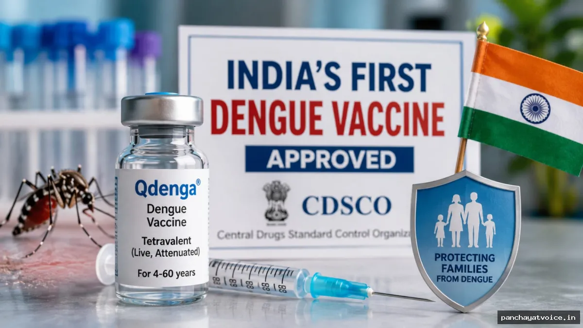 भारत को मिला पहला डेंगू टीका, 4 से 60 वर्ष के लोगों को मिलेगा क्यूडेंगा वैक्सीन