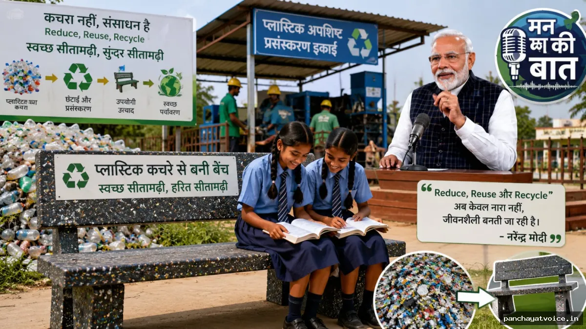 बेकार प्लास्टिक बना बच्चों की मुस्कान