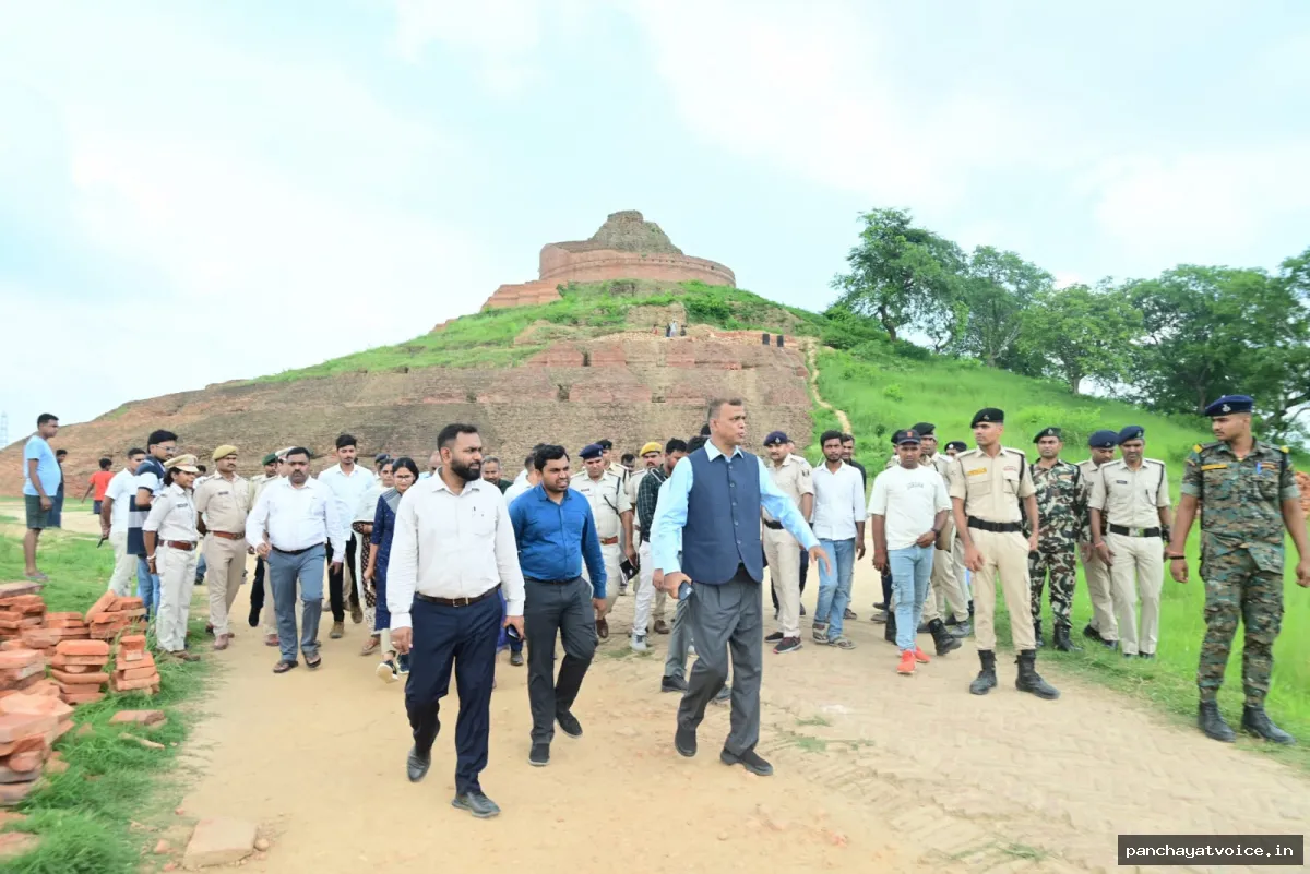विश्व धरोहर केसरिया स्तूप को मिलेगा नया पर्यटन स्वरूप