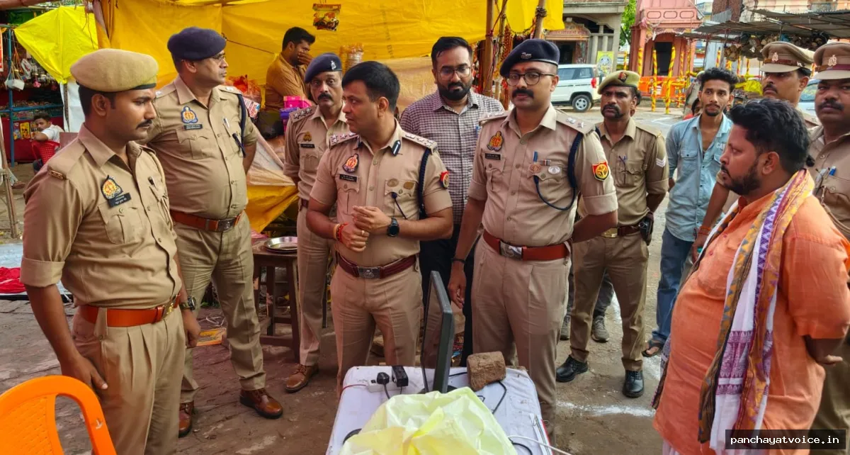 कांवड़ यात्रा पर देवरिया पुलिस अलर्ट