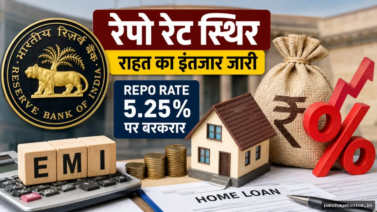 रेपो रेट में कोई राहत नहीं, ईएमआई रहेगी पहले जैसी