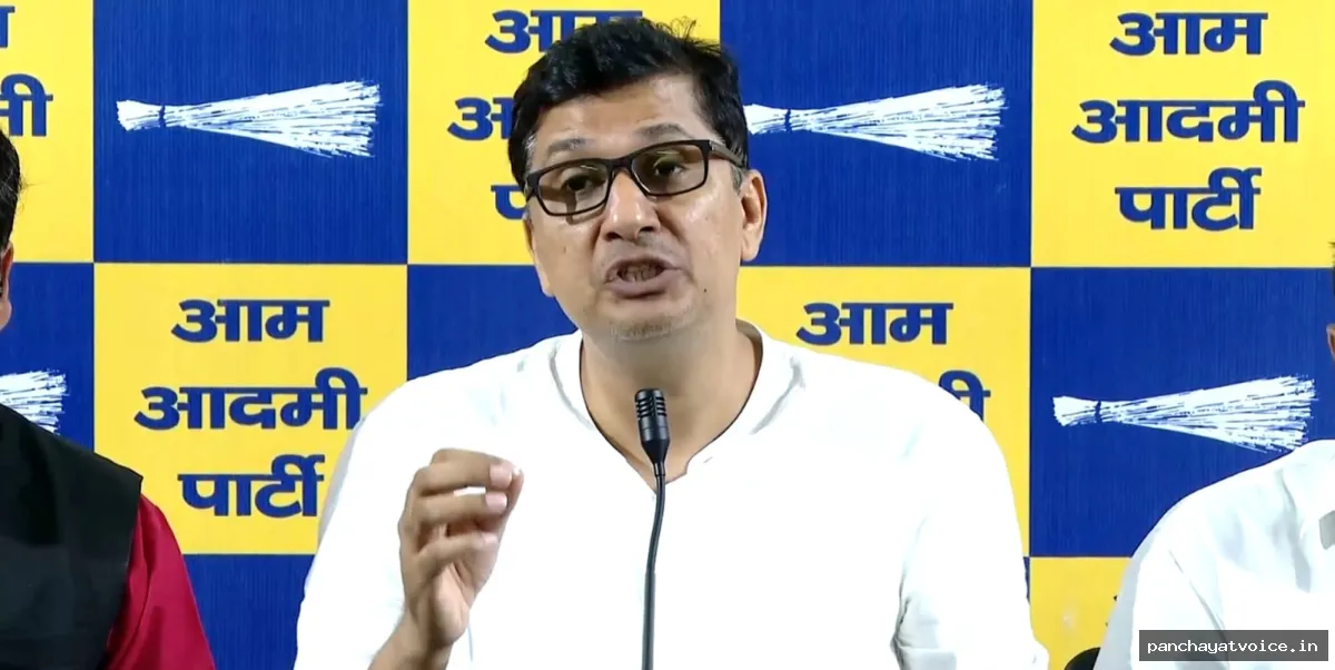 आप ने भाजपा सरकार को घेरा
