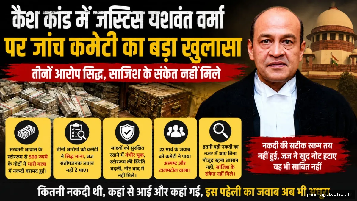 जस्टिस यशवंत वर्मा @ कैश-एट-होम मामले की रिपोर्ट लोकसभा में पेश