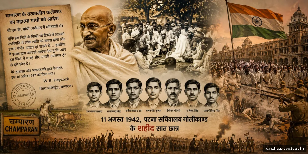 चंपारण से उठी आजादी की पहली चिंगारी