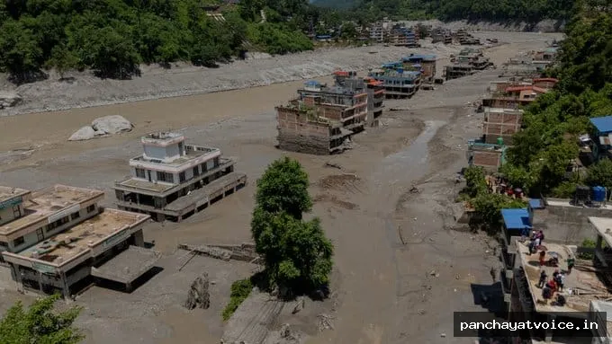 नेपाल में भोटे कोशी नदी की विनाशकारी बाढ़ में 469 मौतें