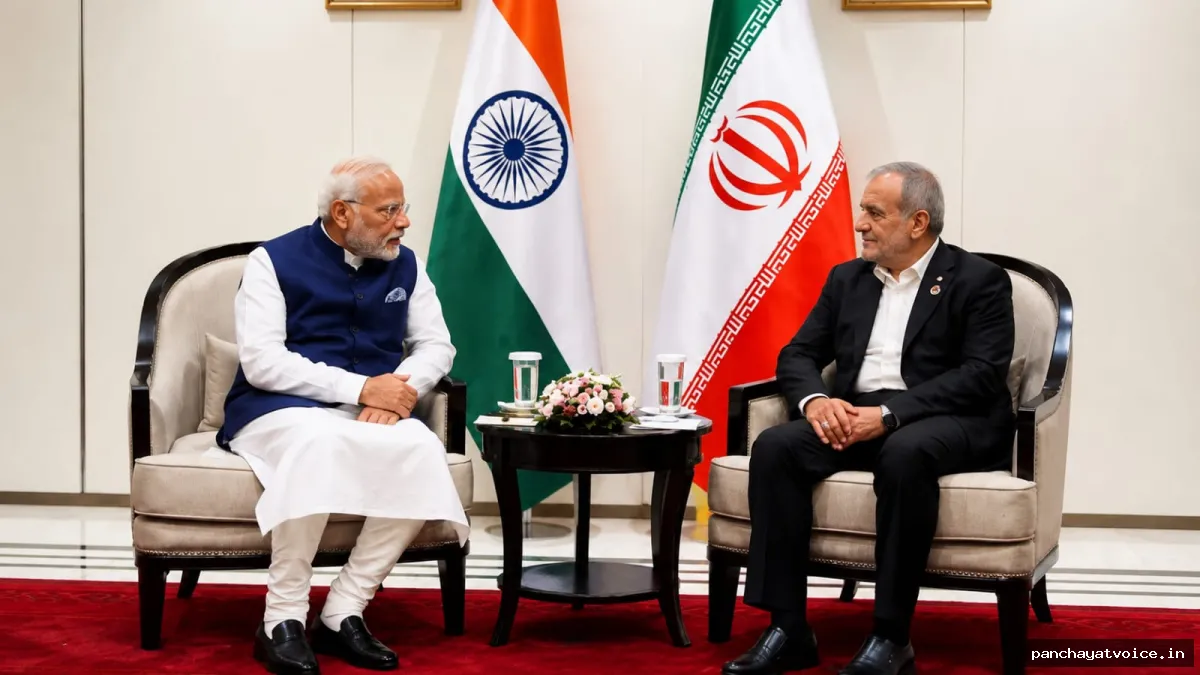 पीएम मोदी ने ईरानी राष्ट्रपति से की मुलाकात, पश्चिम एशिया में बढ़ते तनाव पर जताई चिंता