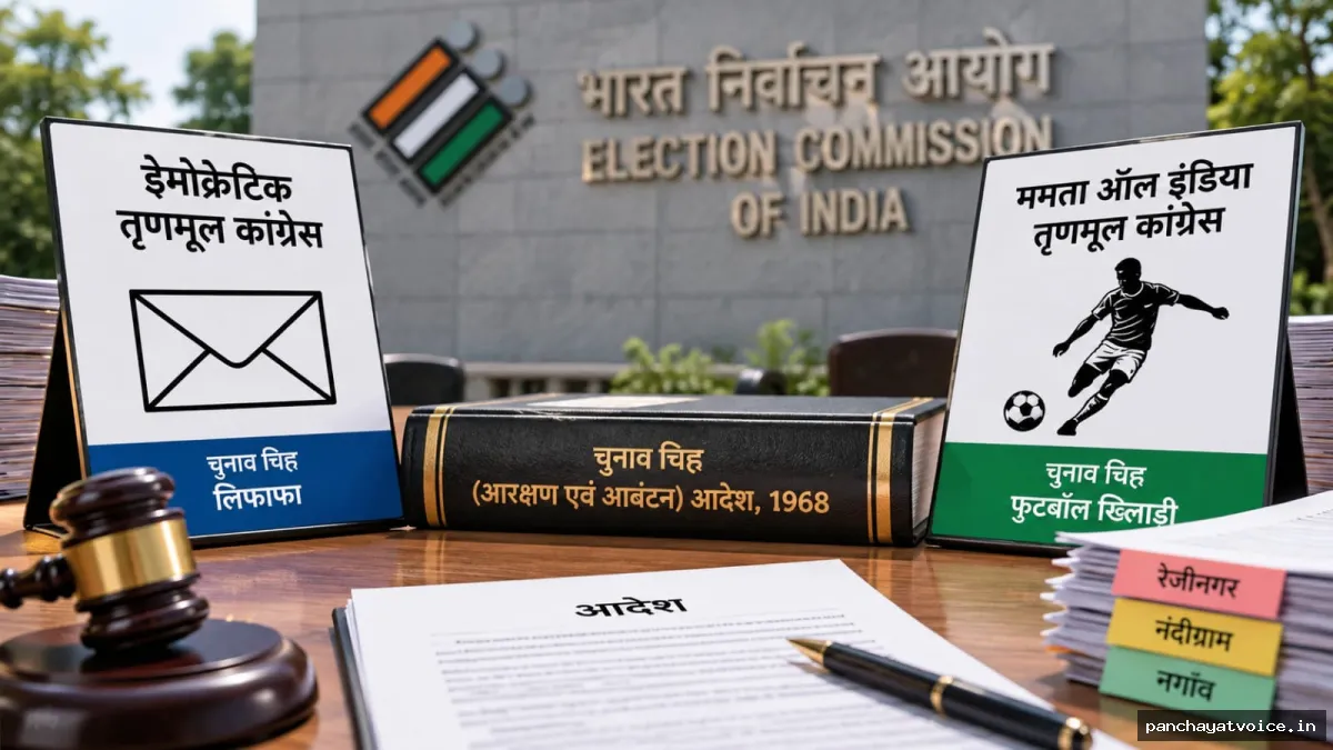 तृणमूल के नाम और चुनाव चिह्न पर रोक, दोनों गुटों को मिली नई पहचान