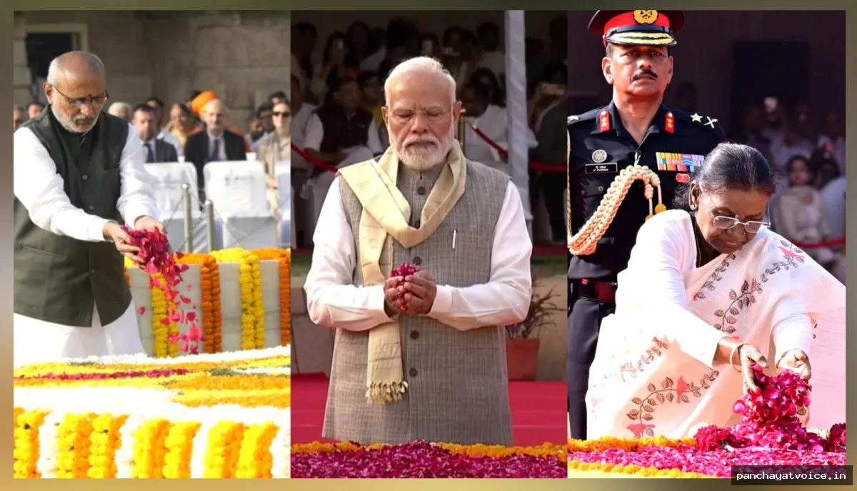 गांधी जयंती पर देशभर में गूंजा बापू का संदेश