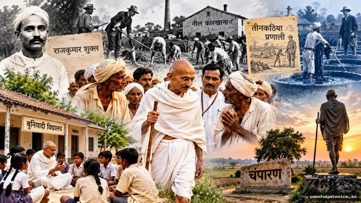 चंपारण की मिट्टी से दुनिया को मिला सत्याग्रह का रास्ता