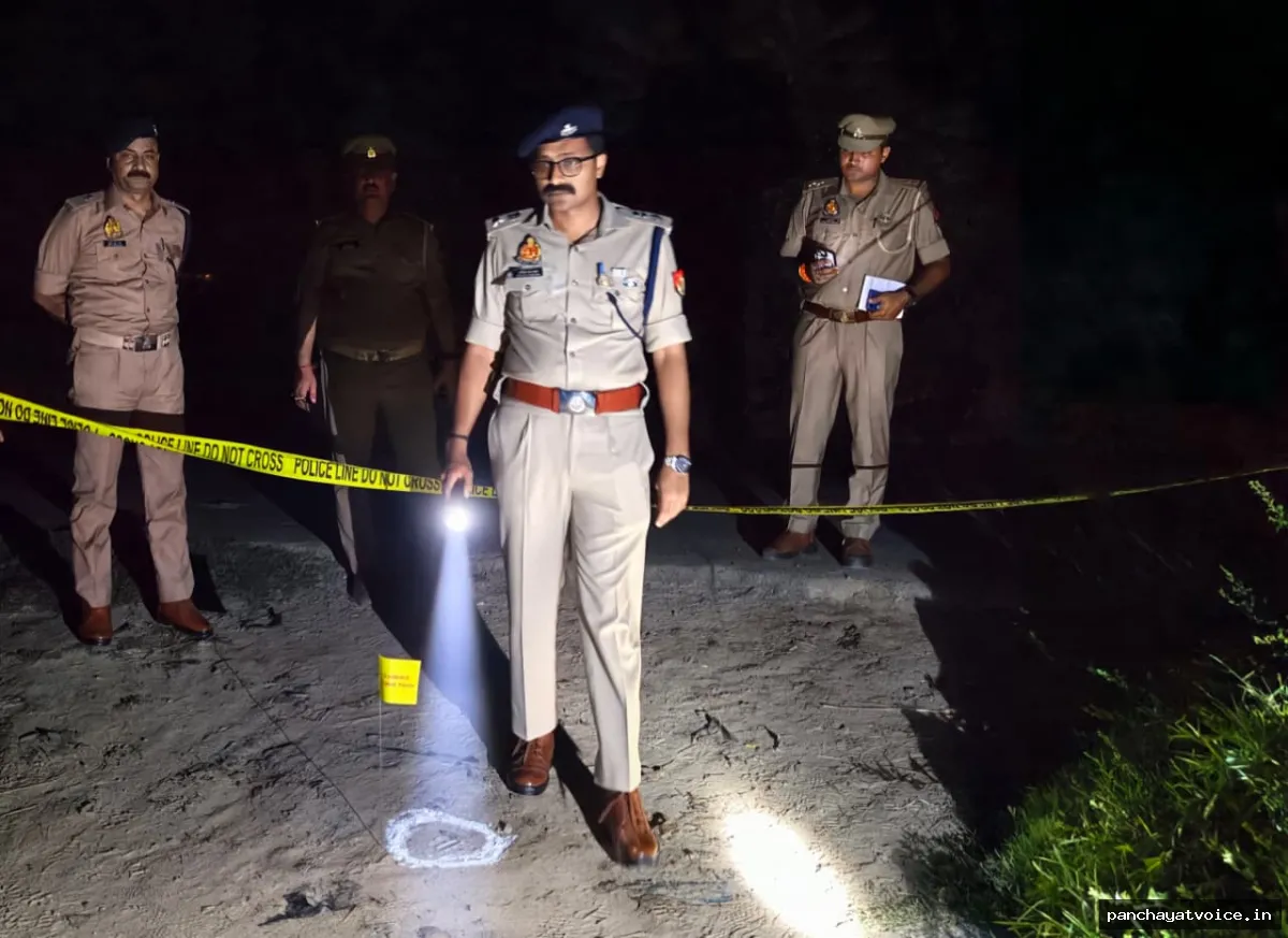 लार में पुलिस मुठभेड़, नामजद आरोपी के पैर में लगी गोली