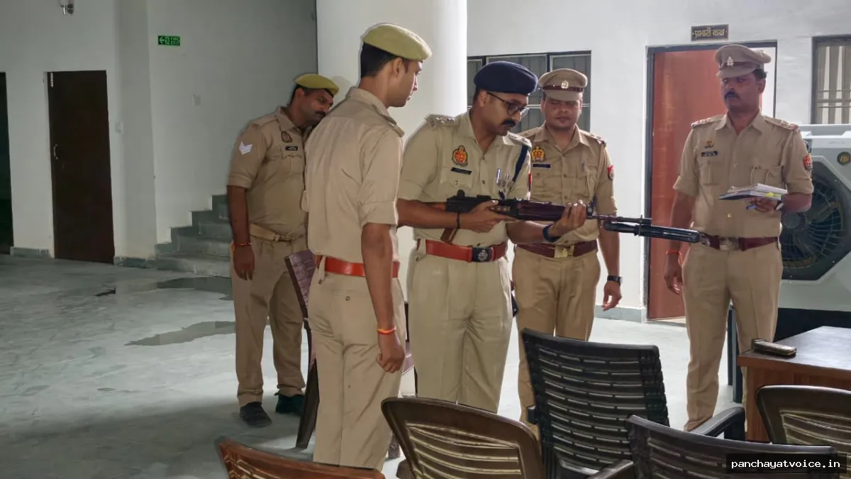 सुरौली थाने में एसपी का औचक निरीक्षण, लापरवाही पर सख्ती के संकेत