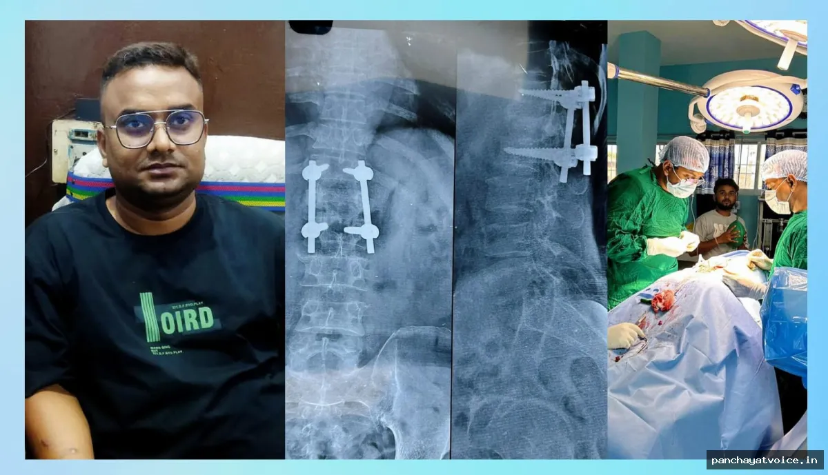 चार महीने पहले दोनों पैर थे बेबस, अब अपने पैरों पर चल रहे कामेश्वर