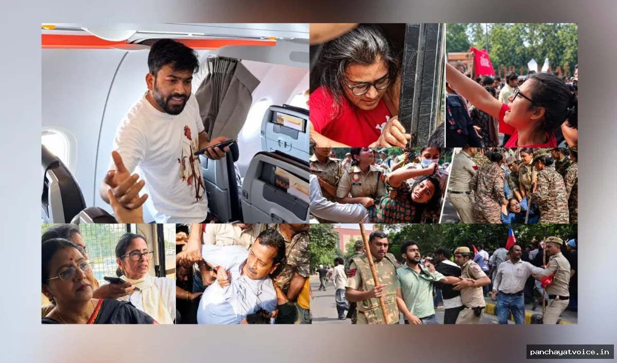 दिल्ली में सुरक्षा का अभेद्य घेरा, फिर भी सड़कों पर फूटा गुस्सा