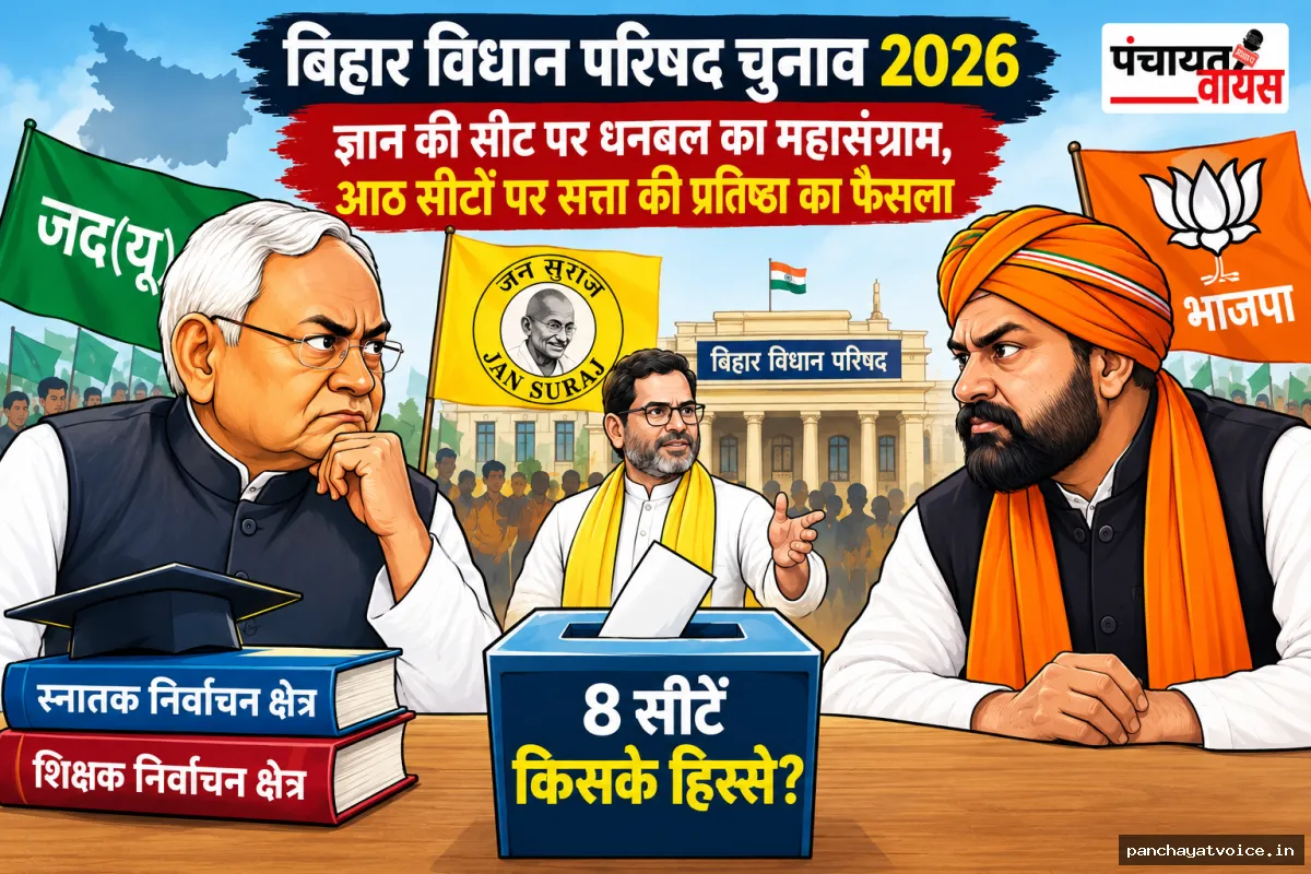 बिहार : ज्ञान की सीट पर धनबल का महासंग्राम, आठ सीटों पर सत्ता की प्रतिष्ठा का फैसला