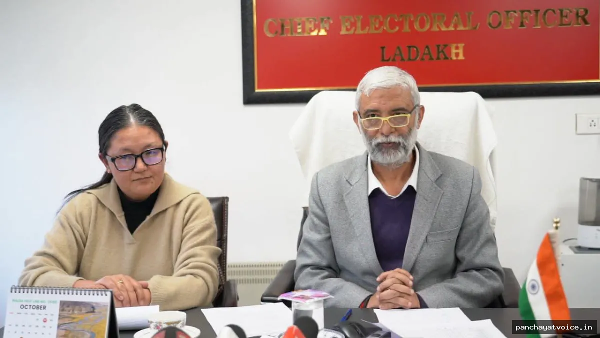 लद्दाख के CEO ने की लेह और करगिल के नगर समितियों के चुनावों की घोषणा